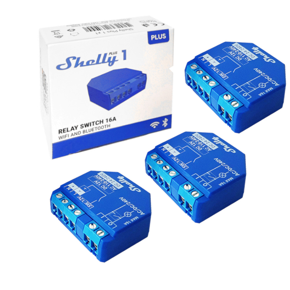 Shelly Plus 1 PAQUET de 3